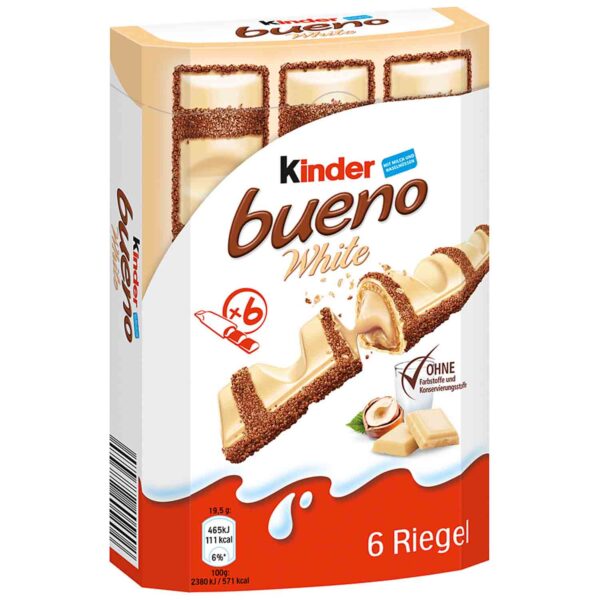 Kinder Bueno White 6er No1 1609