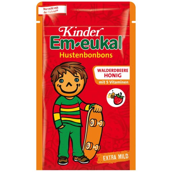 Kinder Em Eukal Hustenbonbons Walderdbeere Honig 75g No1 4812
