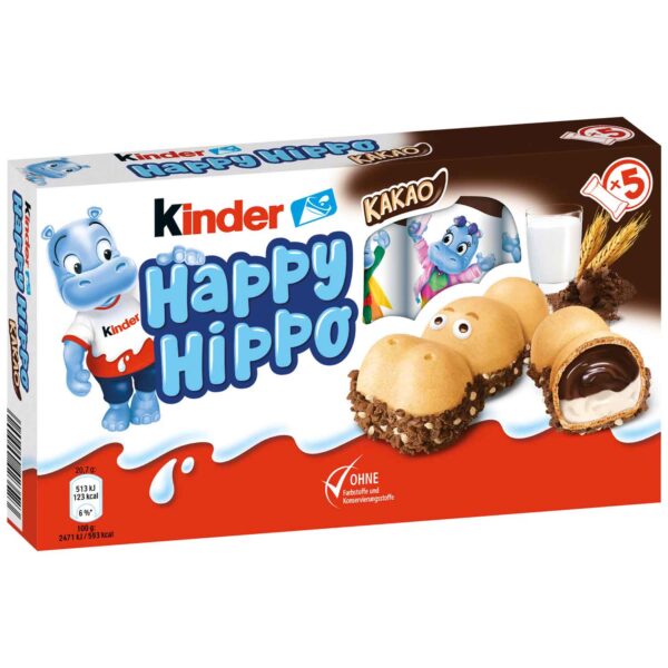 Kinder Happy Hippo Kakao 5er No1 2955