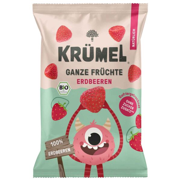Kruemel Bio Fruchtchips Ganze Erdbeeren 10g No1 2948