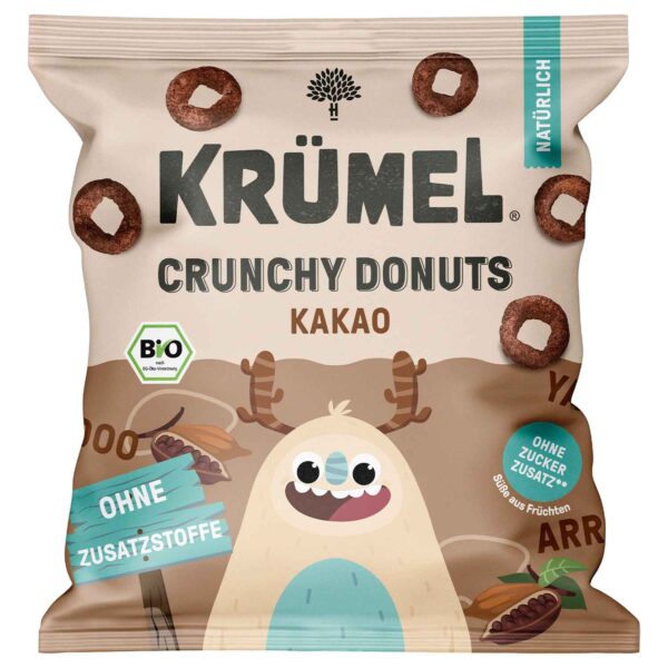 Kruemel Crunchy Donuts Kakao Bio 20g No1 2319