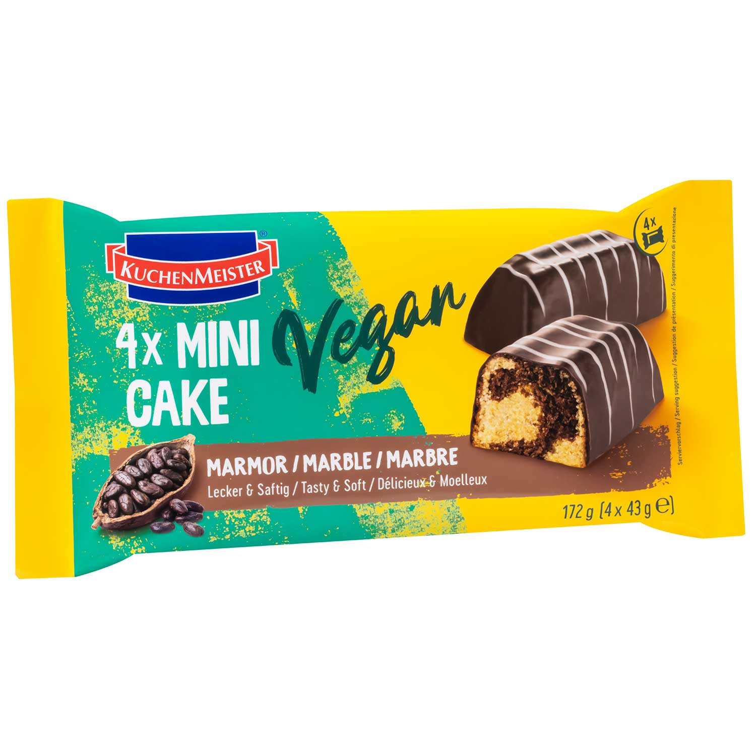 kuchenmeister-mini-cake-marmor-vegan-4er-4x35g-no1-3304 Kuchenmeister Mini Cake Marmor Vegan 4er 4x35g No1 3304