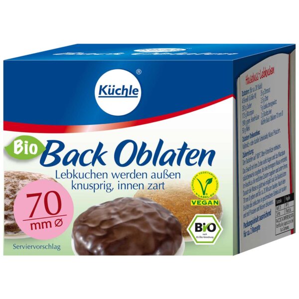 Kuechle Back Oblaten Bio 70mm No1 2849
