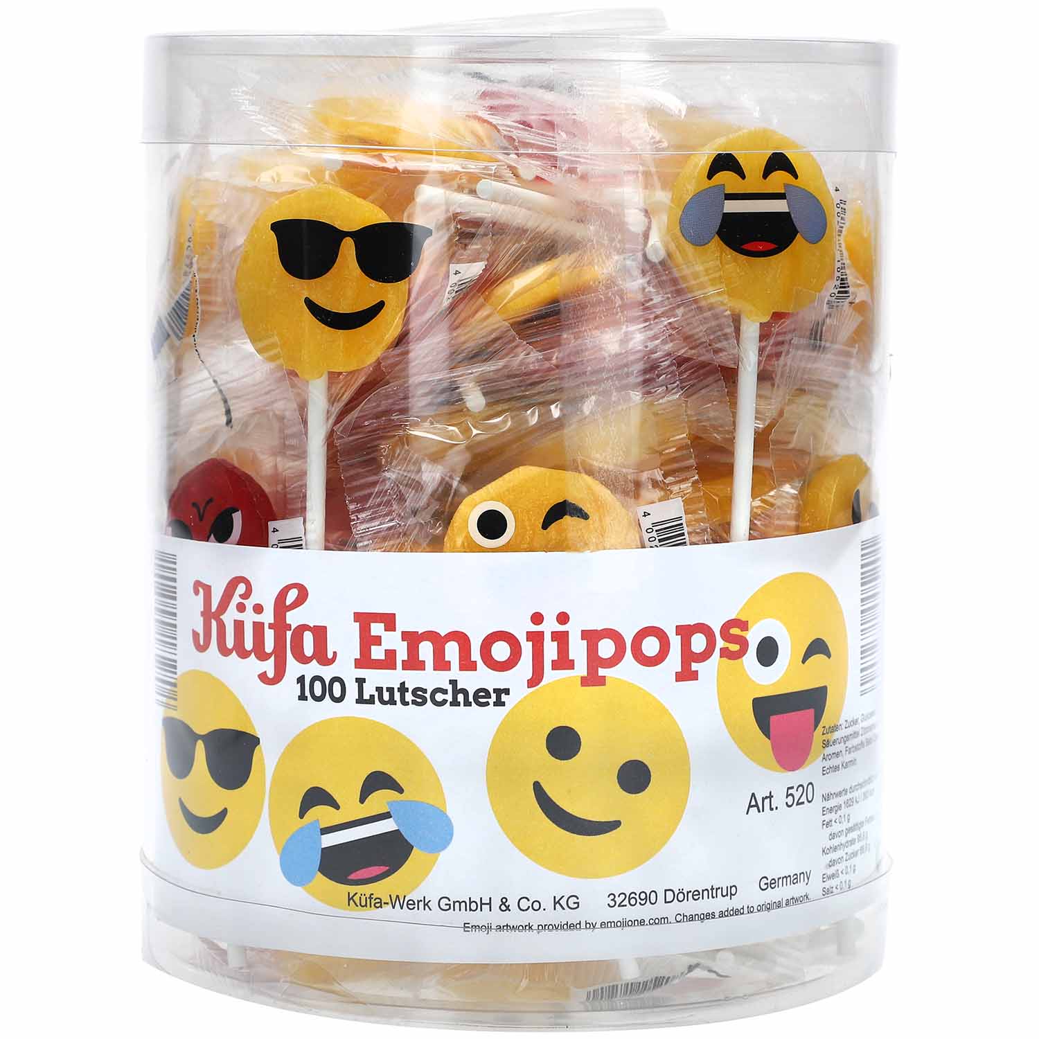 kuefa-emojipops-100er-no1-3315 Kuefa Emojipops 100er No1 3315