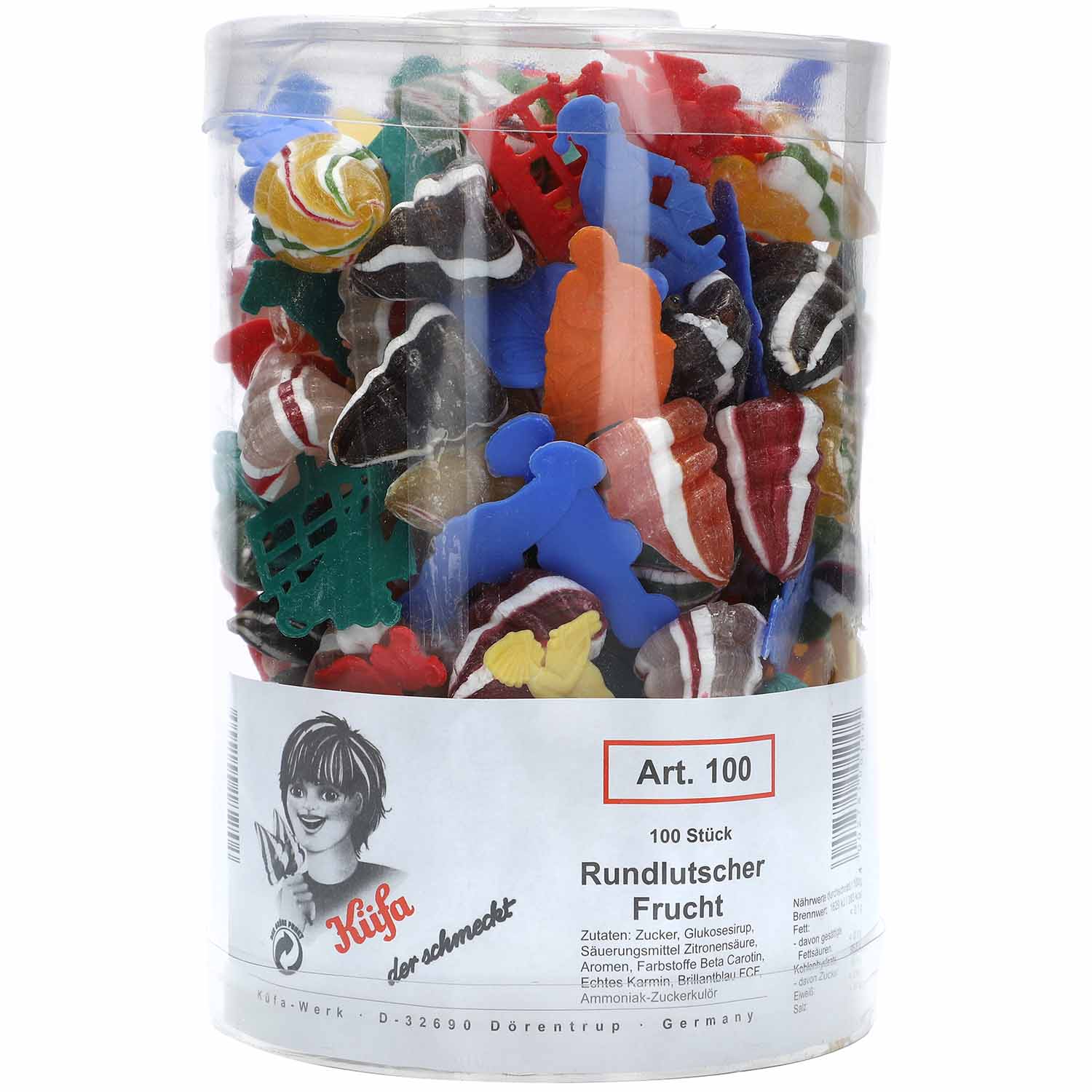 kuefa-rundlutscher-frucht-100er-no1-2712 Kuefa Rundlutscher Frucht 100er No1 2712