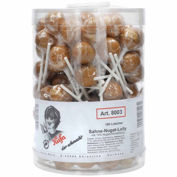 Kuefa Sahne Nugat Lolly 100er No1 2841