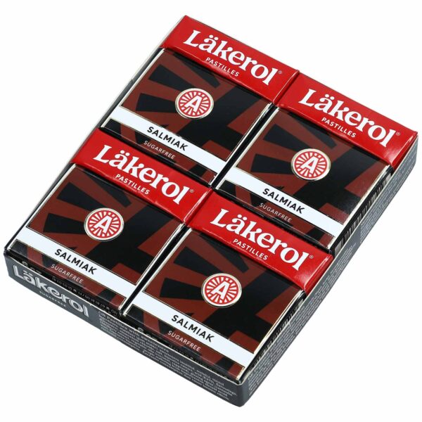 Laekerol Salmiak Sugarfree 4x25g No1 2337