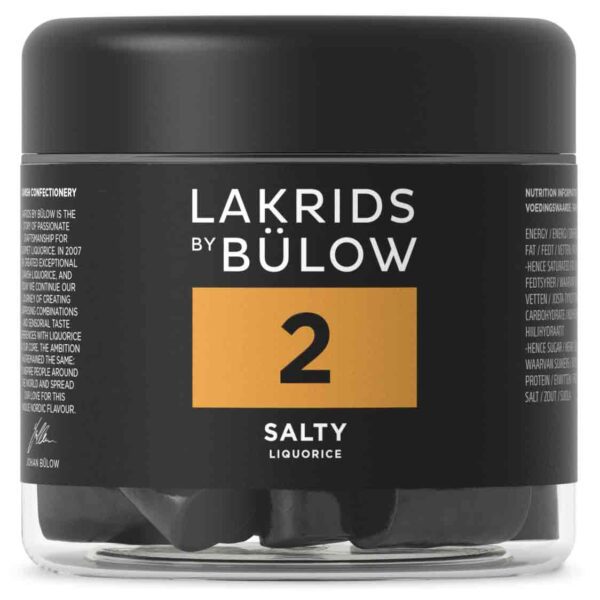 Lakrids By B Low 2 Salty Liquorice 150g