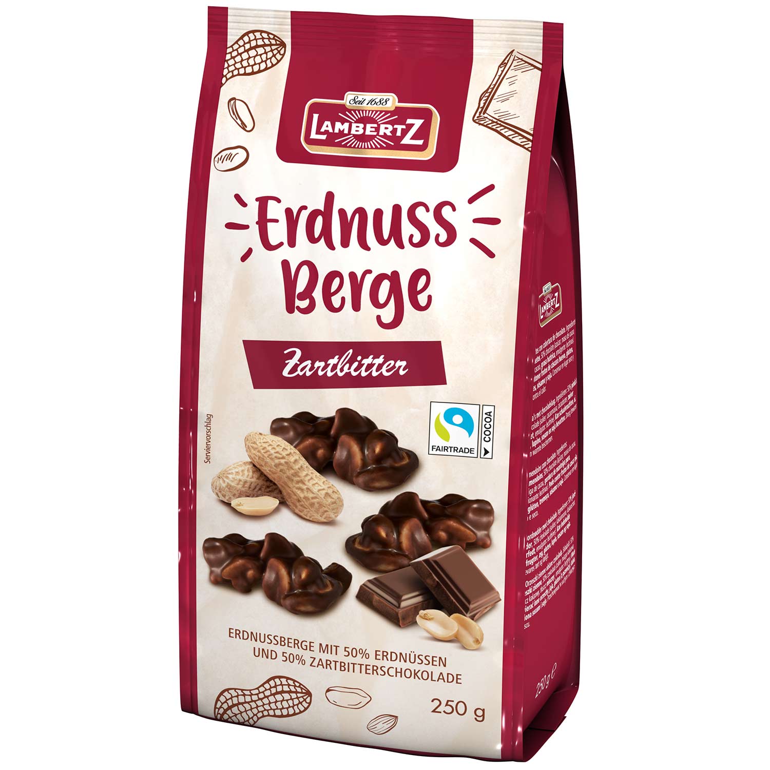 lambertz-erdnussberge-zartbitter-250g-no1-2719 Lambertz Erdnussberge Zartbitter 250g No1 2719