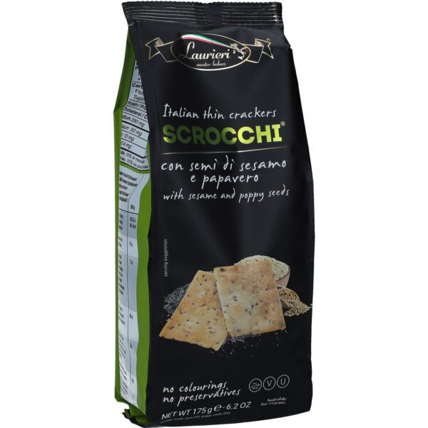 Laurieri Scrocchi Con Semi Di Sesamo E Papavero 175g No1 3957