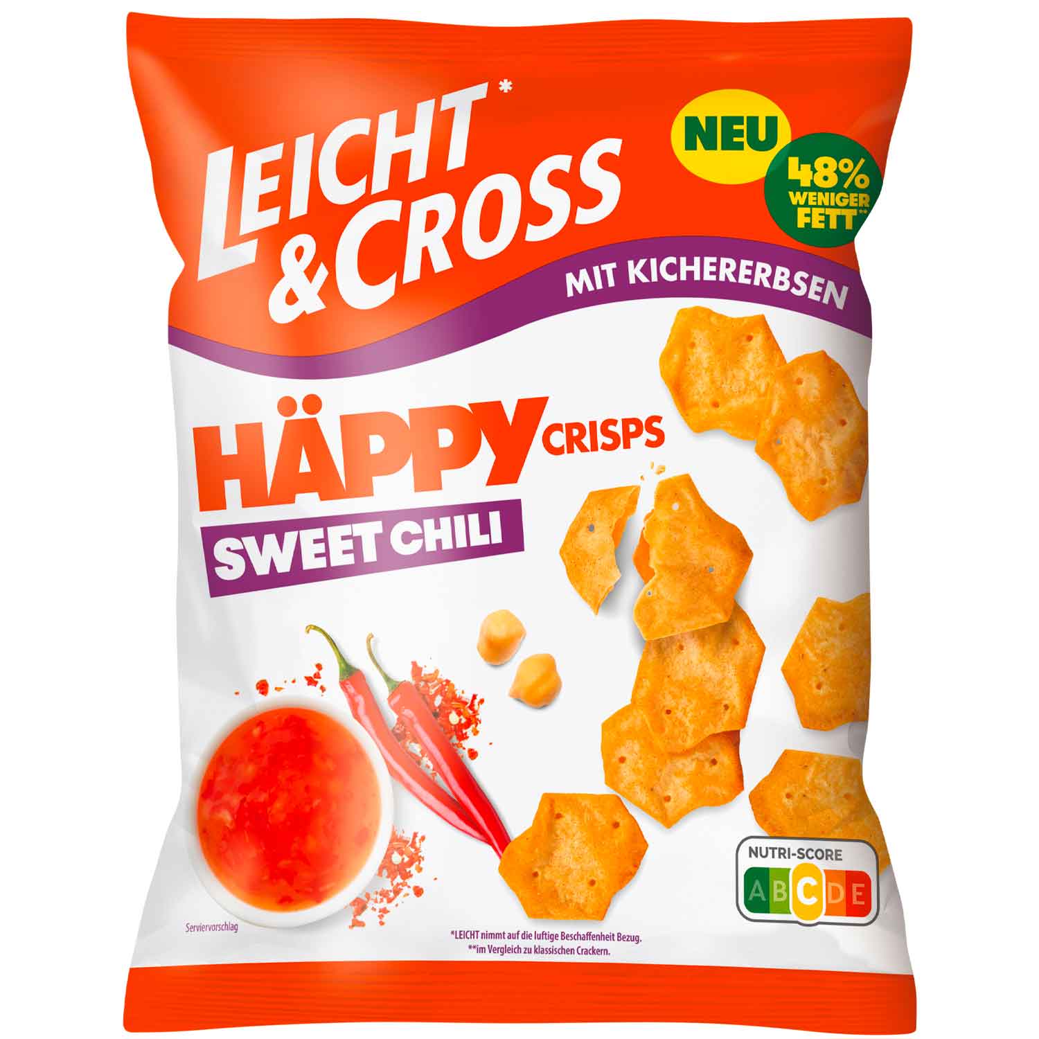 leicht-amp-cross-haeppy-chips-sweet-chilli-80g-no1-2416 Leicht Amp Cross Haeppy Chips Sweet Chilli 80g No1 2416