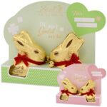 Lindt 039 Du Bist Gold Wert 039 Goldhasen Paar 100g No1 5015