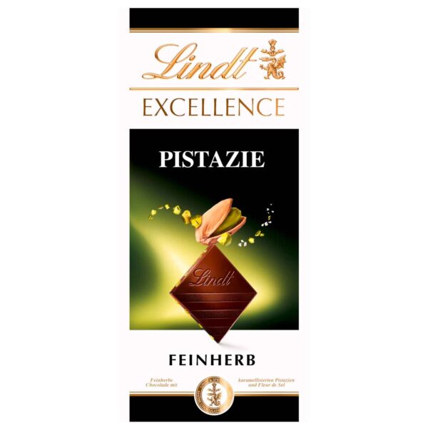 Lindt Excellence Feinherb Pistazie 100g No1 0658