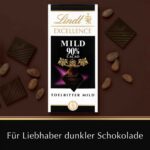 Lindt Excellence Mild 90 Cacao Edelbitter Tafel 100g No3 1138