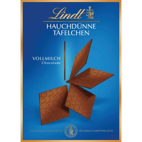 Lindt Hauchduenne Taefelchen Vollmilch 125g No1 4239