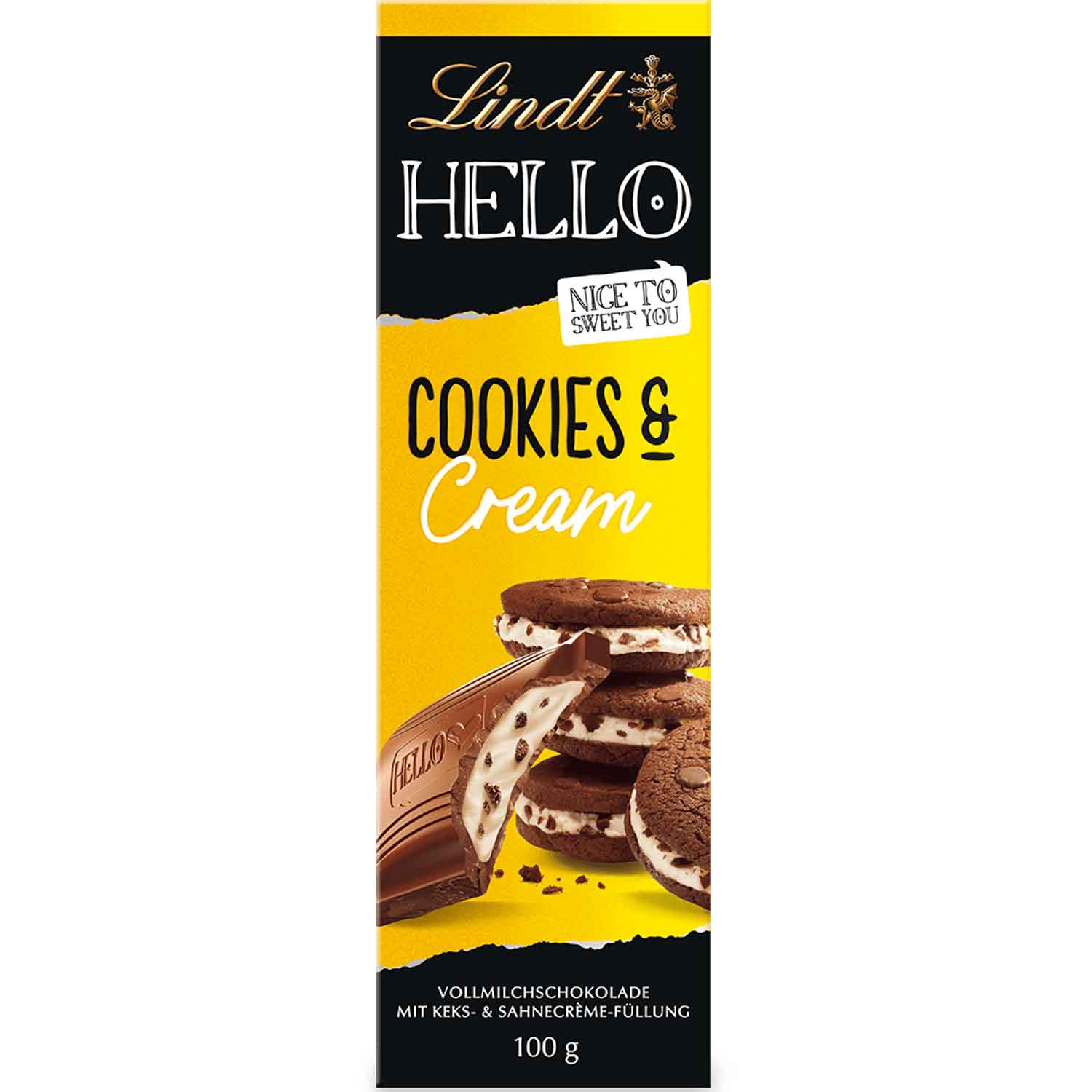 lindt-hello-cookies-amp-cream-vollmilch-tafel-100g-no1-5909 Lindt Hello Cookies Amp Cream Vollmilch Tafel 100g No1 5909