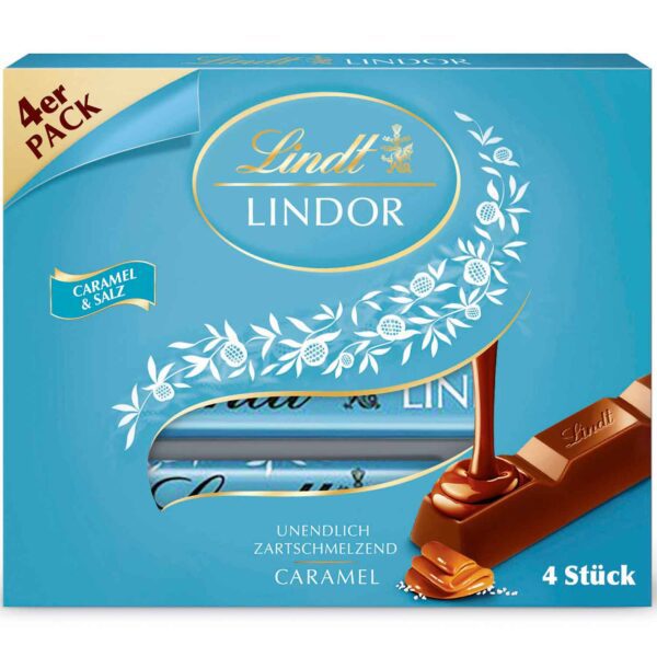 Lindt Lindor Caramel Amp Salz Stick 4x25g No1 2110