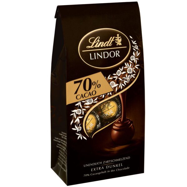 Lindt Lindor Kugeln 70 Cacao Extra Dark 136g