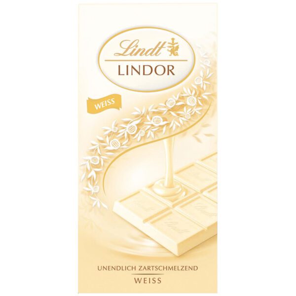 Lindt Lindor Weisse Schokolade Tafel 100g No1 5017