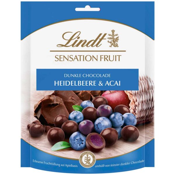 Lindt Sensation Fruit Heidelbeere Amp Acai 150g No1 3939
