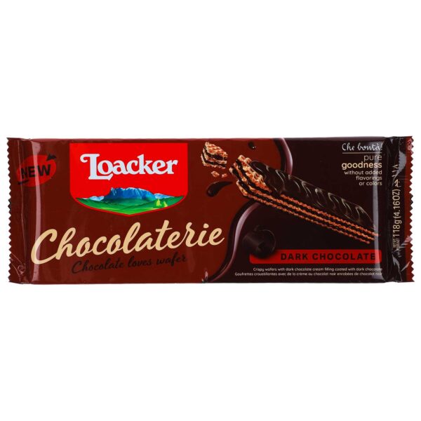 Loacker Chocolaterie Dark Chocolate 118g No1 3551