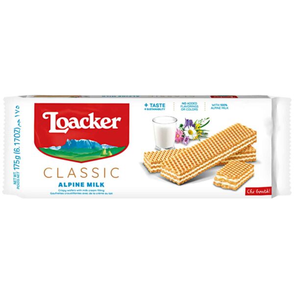 Loacker Classic Alpine Milk 175g No1 1316