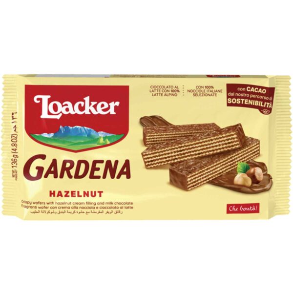 Loacker Gardena Haselnuss 136g No1 2702