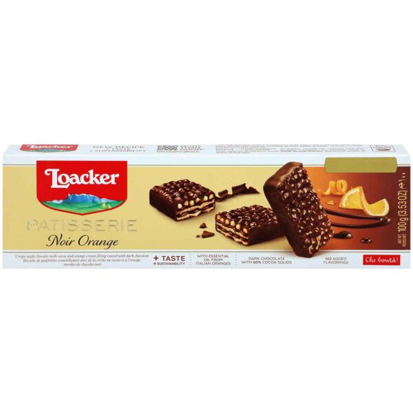 Loacker Patisserie Noir Orange 100g No1 4554