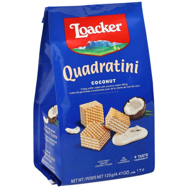 Loacker Quadratini Coconut 125g No1 4920