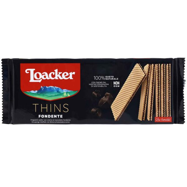 Loacker Thins Fondente 150g No1 4206