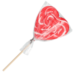 Lollymaster Herz Lolly Erdbeere 2