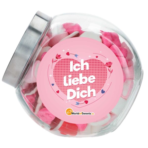 Love Mix 039 Ich Liebe Dich 039 Im Bonbon Glas 900g No1 5157