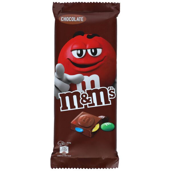 M Amp M 039 S Chocolate Tafel 165g No1 0130