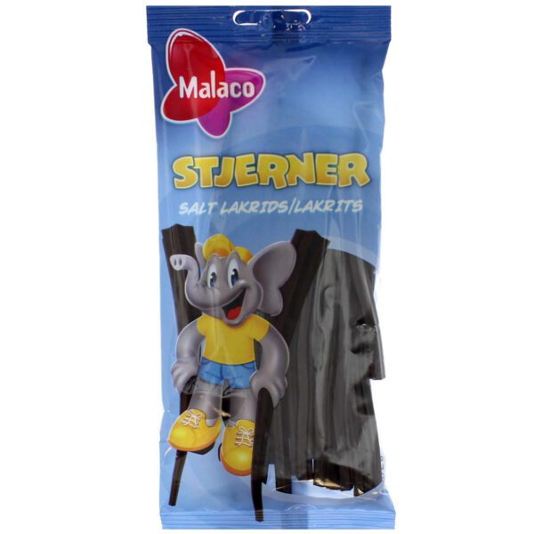 Malaco Stjerner Salt Lakrids 92g No1 5428