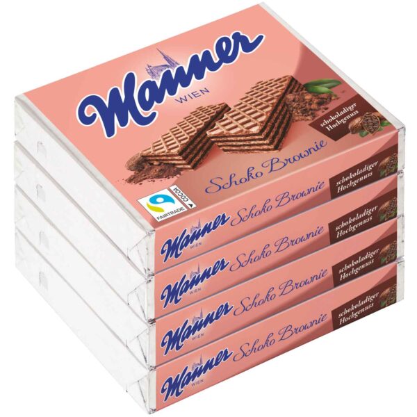 Manner Schoko Brownie Schnitten 4x75g No1 0308