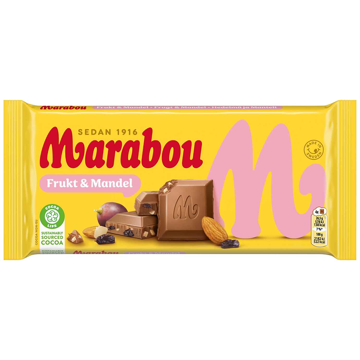 marabou-frukt-amp-mandel-200g-no1-4640 Marabou Frukt Amp Mandel 200g No1 4640