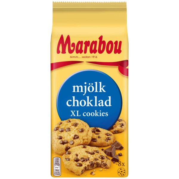 Marabou Mjoelk Choklad Xl Cookies 8er No1 4506