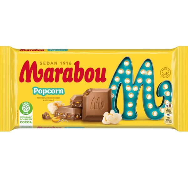 Marabou Popcorn 185g No1 4024
