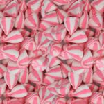 Mellow Mellow Speckbaelle Gestreift Pink Weiss 1kg No1 3257