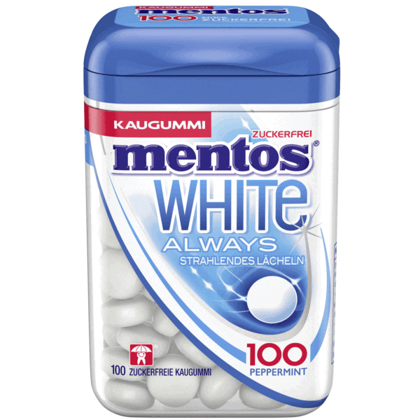 Mentos Always White Gum Zuckerfrei