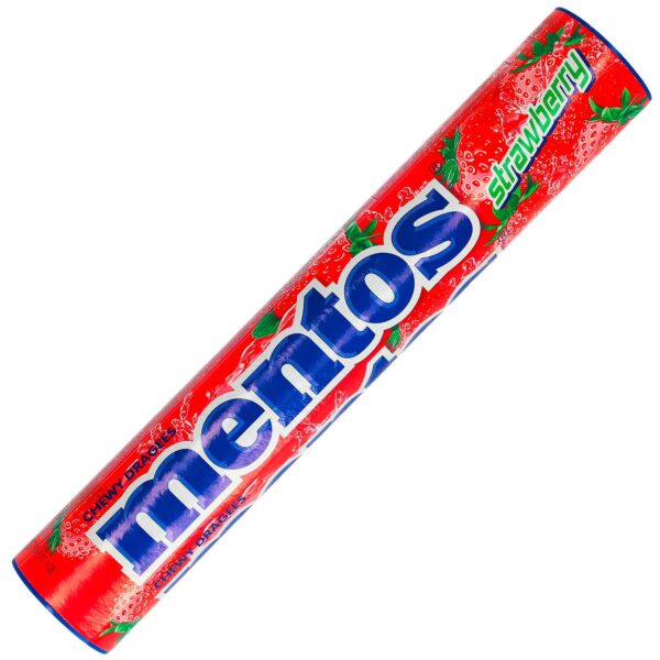 Mentos Jumbo Rolle Strawberry 8x37g No1 0727