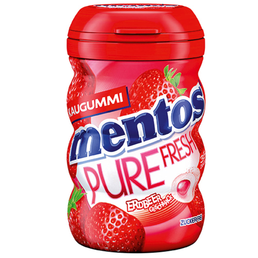 mentos-pure-fresh-erdbeer-zuckerfrei-35er1 Mentos Pure Fresh Erdbeer Zuckerfrei 35er1