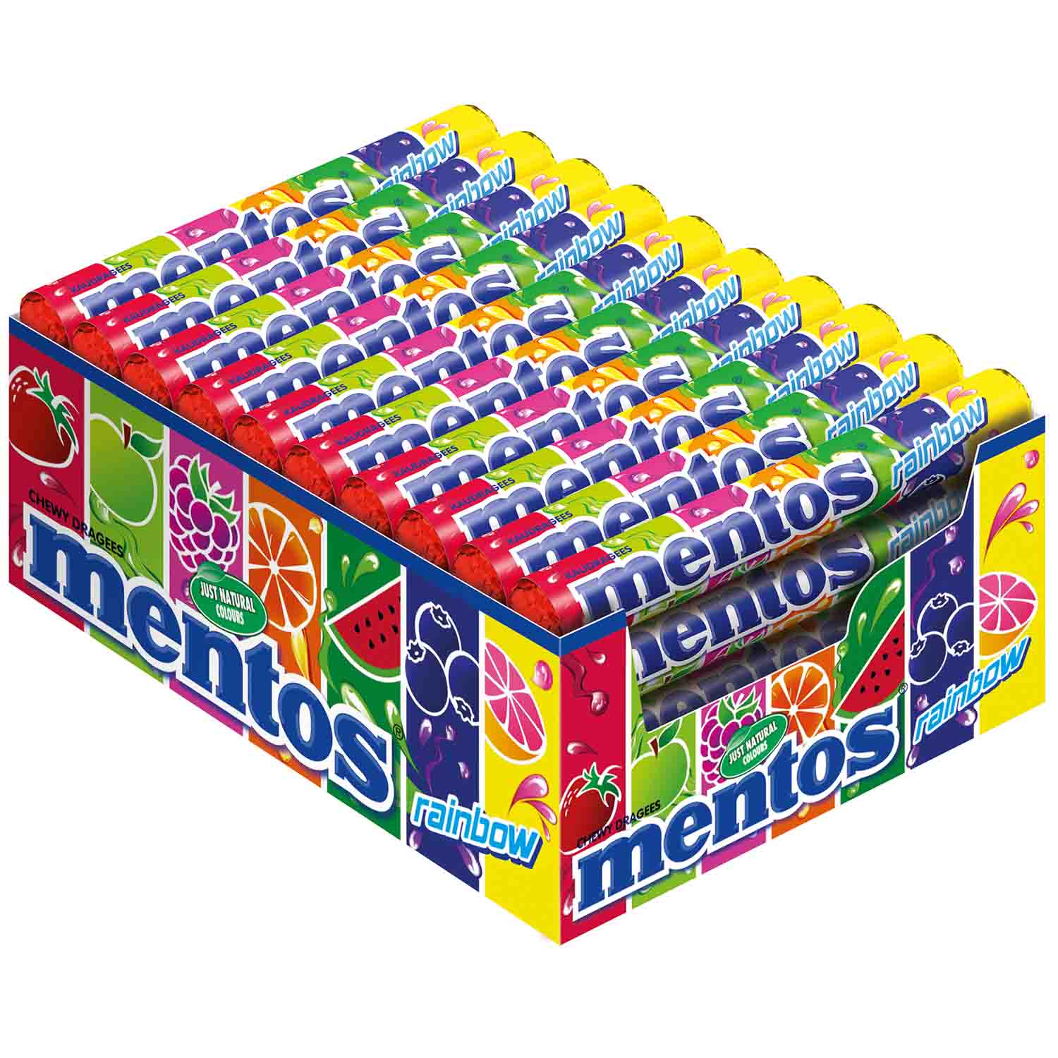 ∫©† Mentos Rainbow 40x37 5g No1 3858
