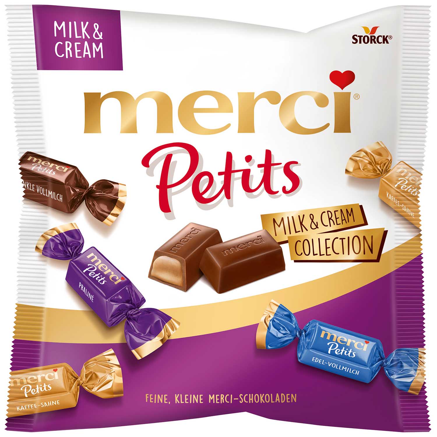 merci Petits Milk&Cream Collection 125g Merci Petits Milk Amp Cream Collection 125g No1 0319