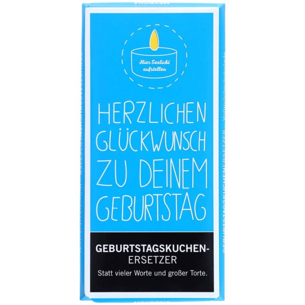 Meybona Geburtstagskuchenersetzer 039 Herzlichen Glueckwunsch 039 100g No1 5249