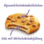 Milka Cookies Sensations Innen Schokoladig 156g