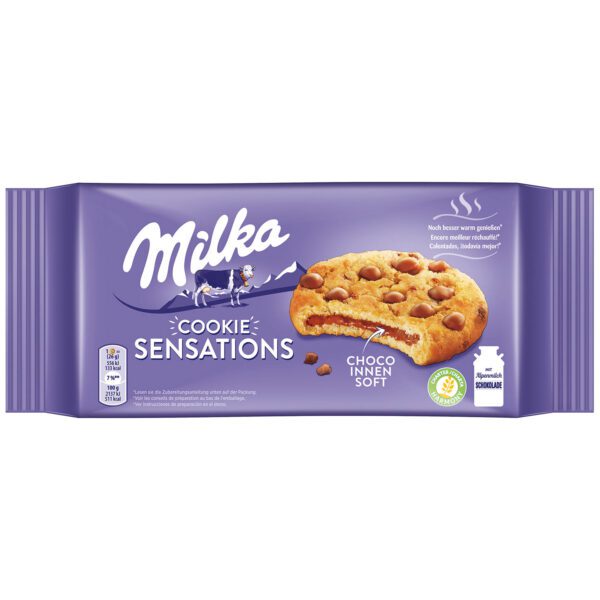 Milka Cookies Sensations Innen Schokoladig 156g No1 1649