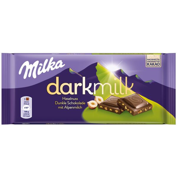 Milka Darkmilk Haselnuss 85g No1 0218
