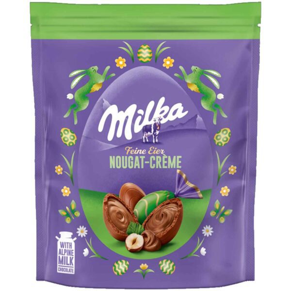 Milka Feine Eier Nougat Cr Me 90g No1 4036