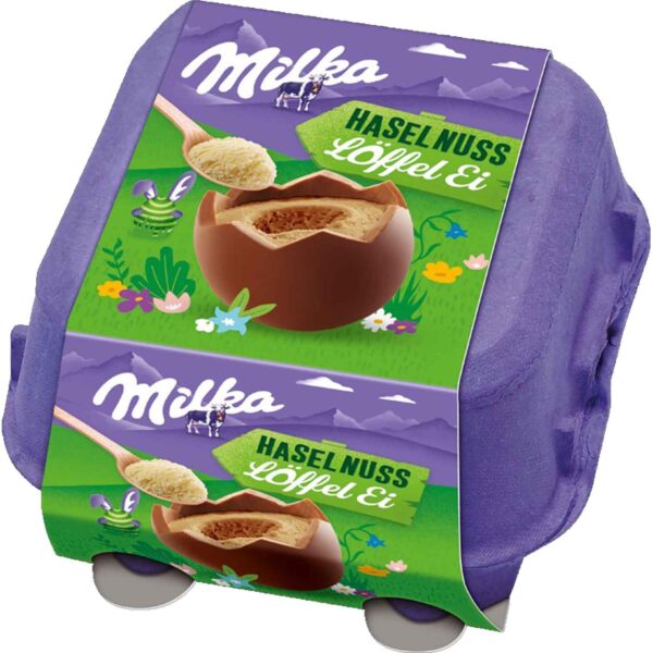 Milka Loeffel Ei Haselnuesse 4x34g No1 1258